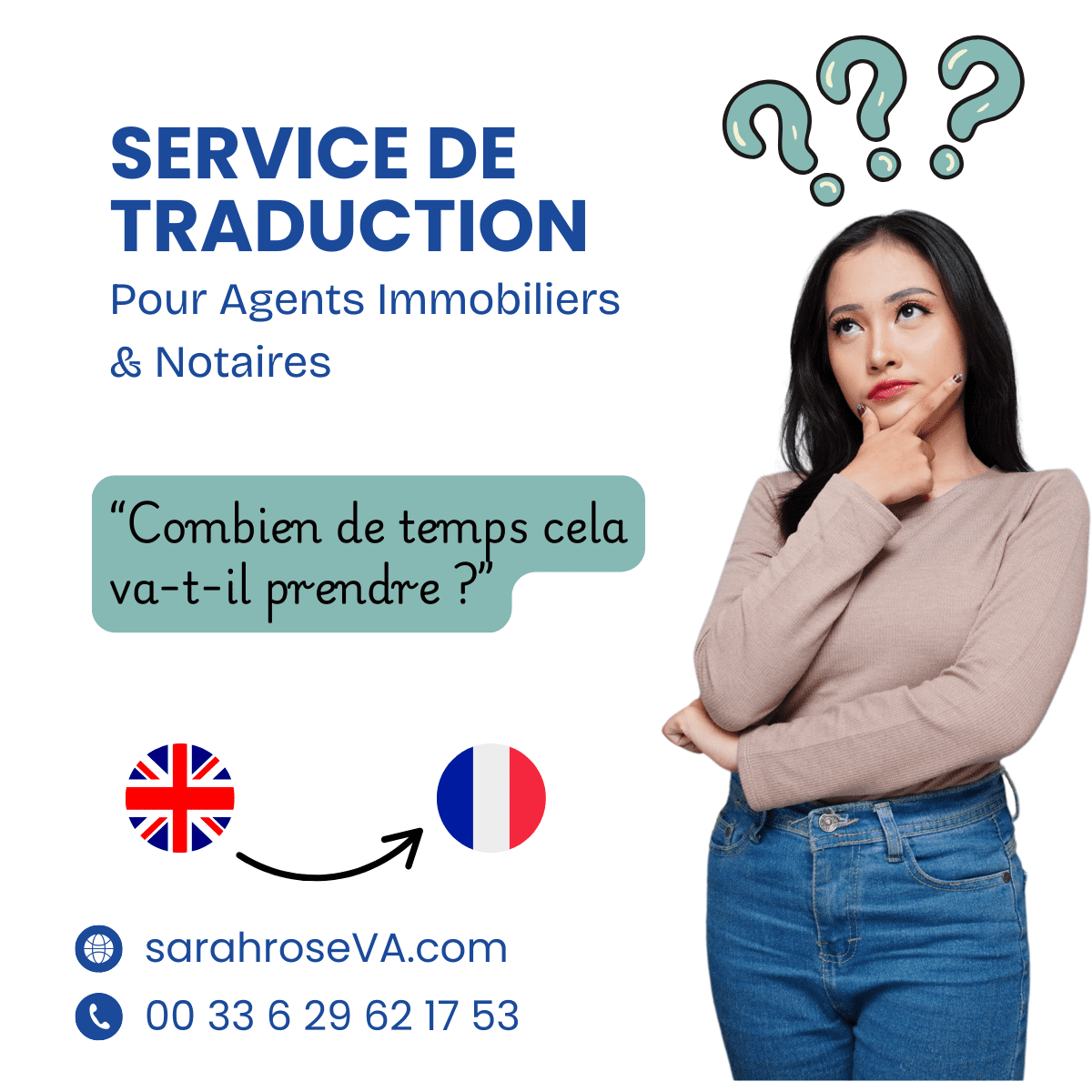 « Combien de temps cela va-t-il prendre ? »