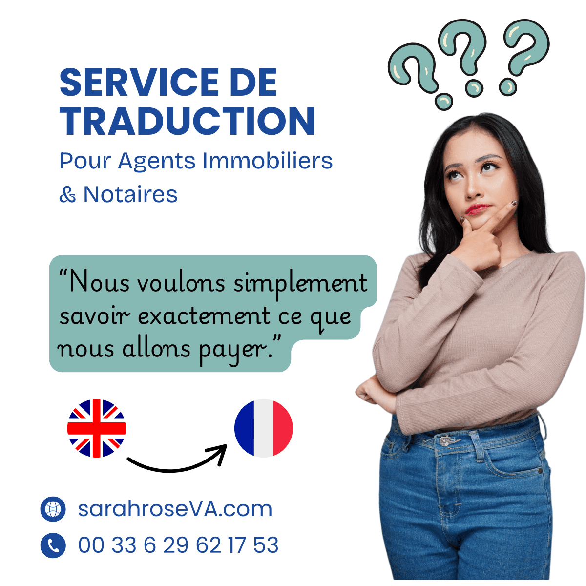 💡 « Nous voulons simplement savoir exactement ce que nous allons payer »