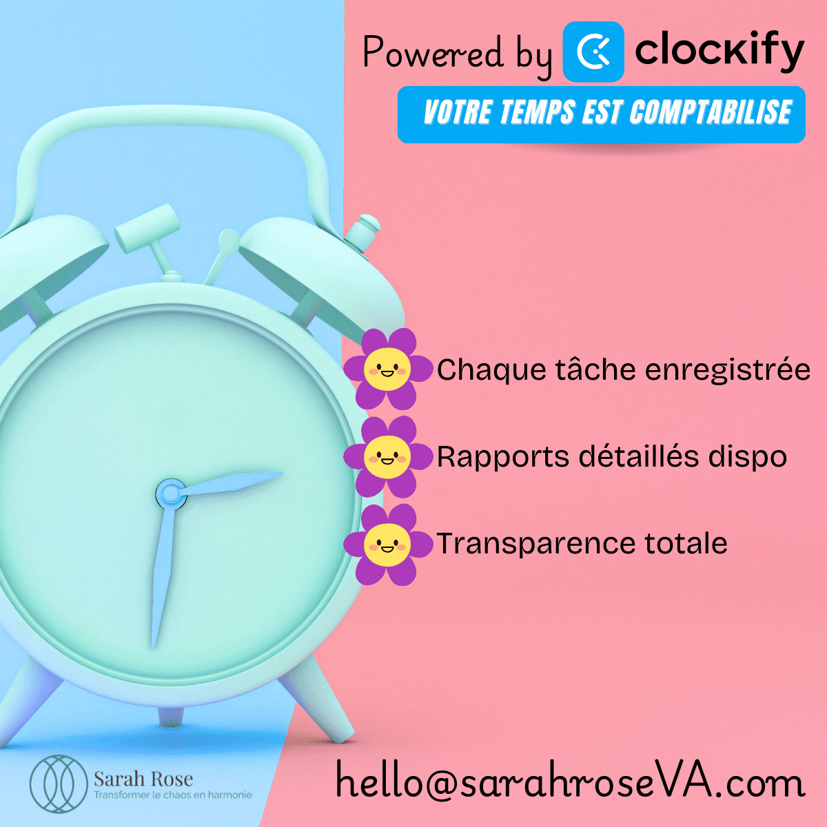 Suivi du temps avec Clockify : Transparence et efficacité