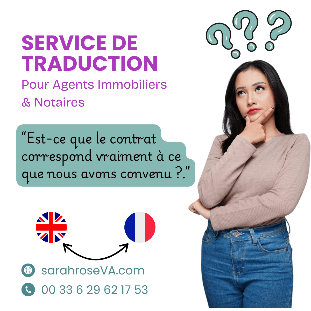 💡 "Does the contract really correspond to what we agreed?"