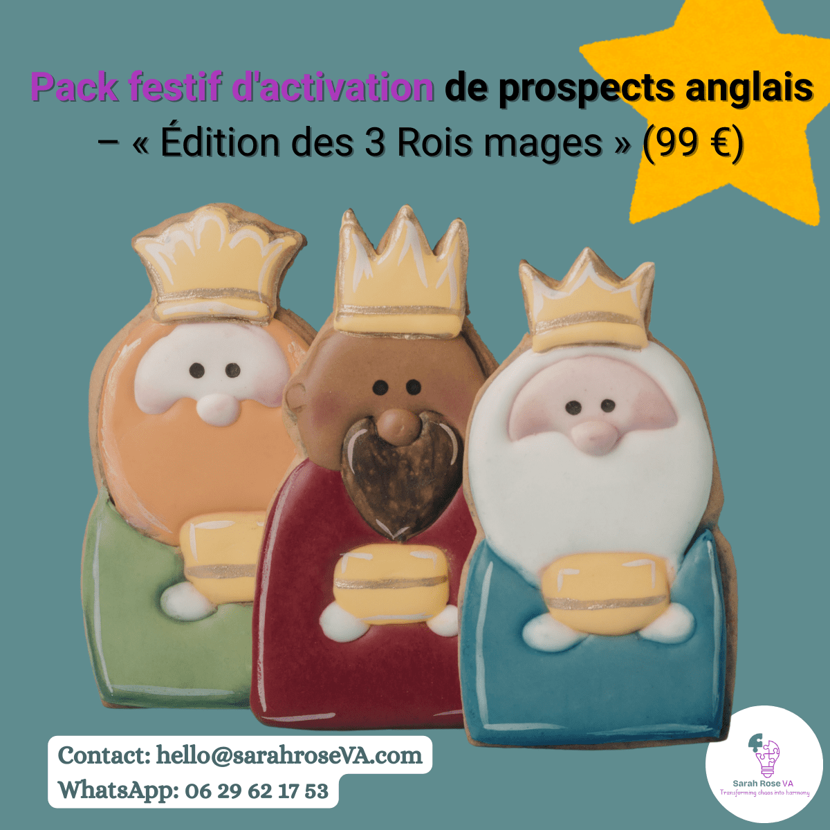 Festive English prospect activation pack – "Three Wise Men Edition" (99€)