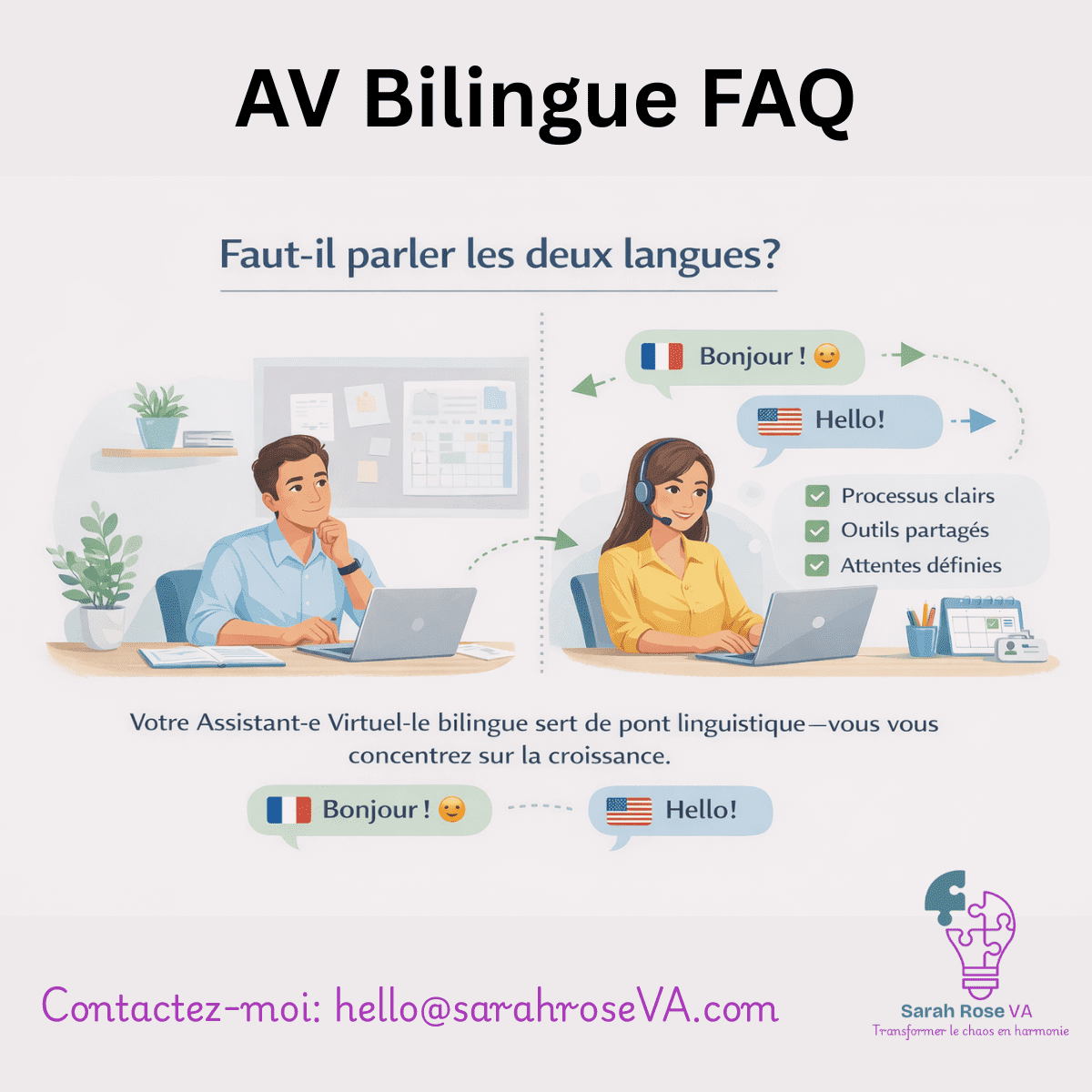Dois-je parler les deux langues ?