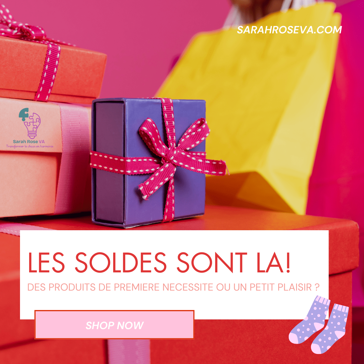 Les soldes ont commencé, et mon panier est plein.